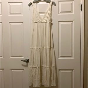 Bohemian V-Neck Sleeveless Maxi Dress